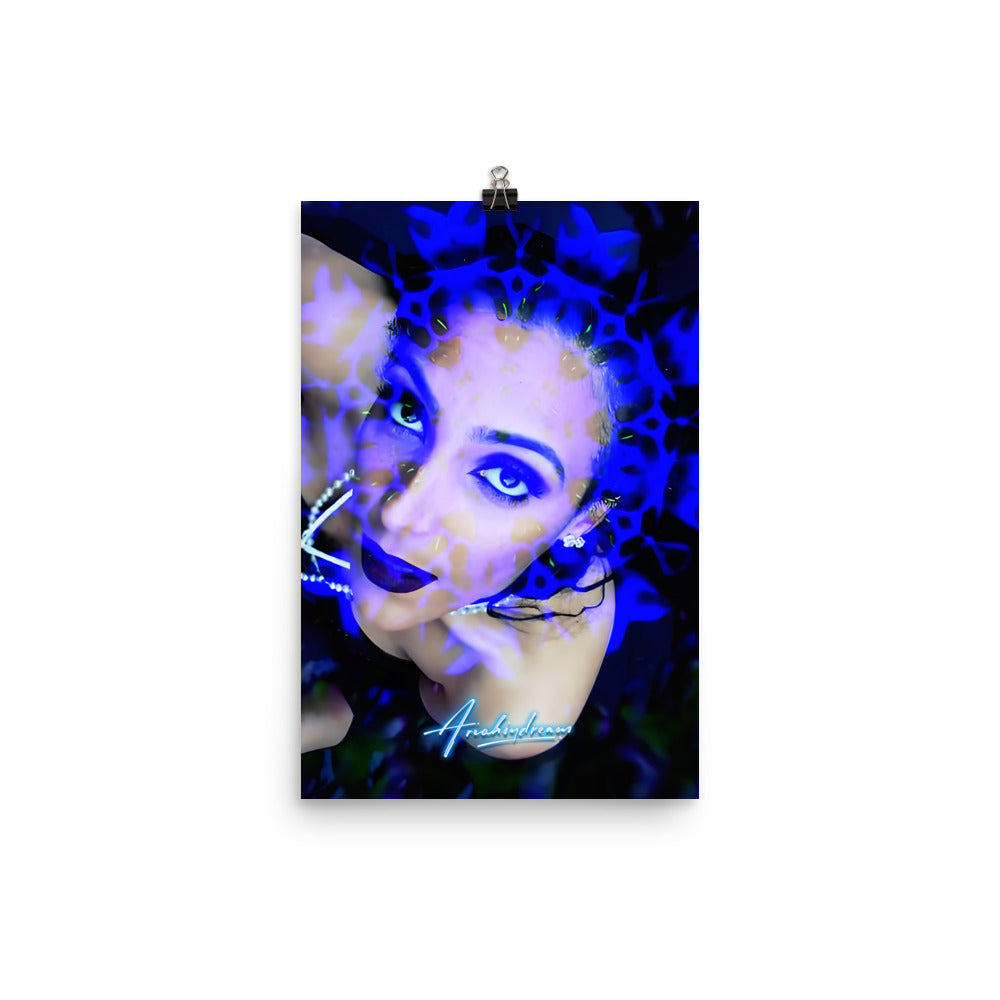 Ariahindream Electric Blue Photo-Paper Poster